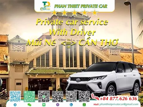 Private Car From Mui Ne <=> Can Tho (private car with driver)